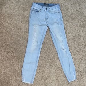 Light wash jeans
